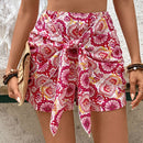 VCAY Shorts de estilo floral para mujer con diseno ideal para vacaciones