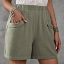 EMERY ROSE Shorts casuales lisos para mujer para uso diario