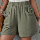 EMERY ROSE Shorts casuales lisos para mujer para uso diario