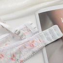 NEW Ropa interior para adolescentes con lindo y dulce patron floral, sujetador push-up comodo y transpirable para recolectar y reducir la leche lateral