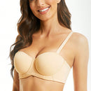 NEW Sujetador sin tirantes para mujer con soporte antideslizante y realce, recoge y sostiene los senos, delgado y sin costuras, con alambre de acero para soporte en el pecho
