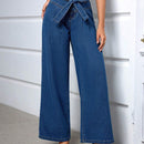Essnce Jeans anchos rectos y sueltos de cintura alta de moda para mujeres