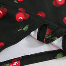 EZwear Top de tirantes corto con estampado de cereza