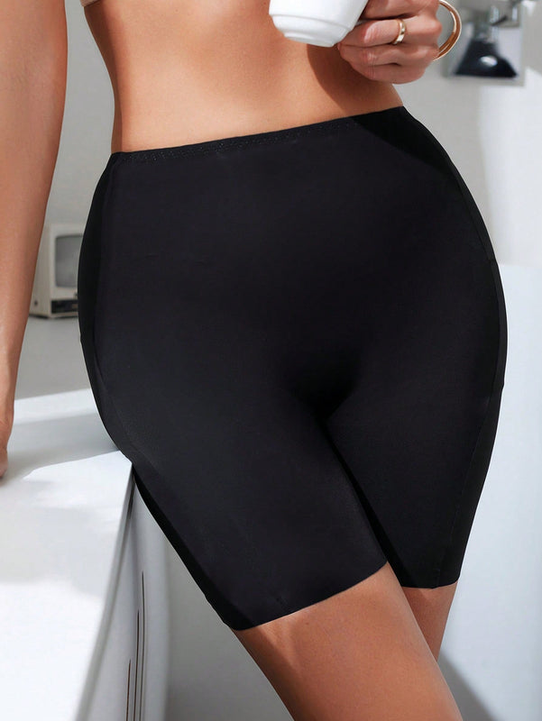 Pantalones cortos de seguridad solidos para mujeres con bolsillos
