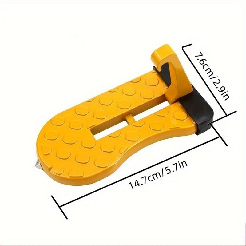 Gancho Plegable para Puerta de Coche, Escalón Multifuncional Universal con Cierre y Pedal de Aluminio para Techo del Auto - Accesorios de Seguridad