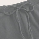 Slayr Pantalones casuales negros para mujer con pierna conica y bolsillos para uso diario