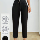 Petite pantalones de pana para mujer con cintura elastica en la parte trasera, apropiados para otono e invierno