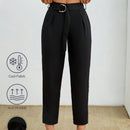 Petite pantalones de pana para mujer con cintura elastica en la parte trasera, apropiados para otono e invierno