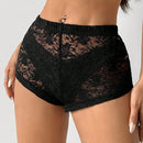 ICON Shorts sexys de encaje para mujer, ultra cortos