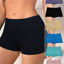 NEW 6 piezas de braguitas hipster elasticas de baja altura sin costuras para mujeres con estampado