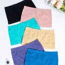 NEW 6 piezas de braguitas hipster elasticas de baja altura sin costuras para mujeres con estampado