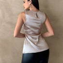 Essnce Blusas para mujer para trabajo, blusas de trabajo y vestidos de verano para mujer