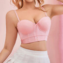 Sujetador estilo chaleco Push-Up con aro para mujer, estilo lindo y dulce, unidad individual