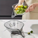 Cesta de Drenaje de Cocina de Alta Calidad y Versátil - Colador de Plástico Multifuncional con Embudo para Verduras, Pasta, Frutas y Ensaladas - Perfecto para Barbacoas y Cocina al Aire Libre