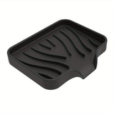 1pc Plato de Jabón de Barra Premium, Fácil de Limpiar, Bandeja/Soporte de Jabón de Silicona Suave con Drenaje Automático para Ducha, Baño, Cocina, Bañera, Mantén el Jabón Seco, Prolonga la Vida del Jabón, Decoración de Regalo de Navidad/Halloween