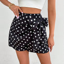 VCAY Shorts holgados de moda de lunares para mujer