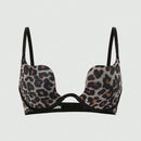 NEW Sujetador de mujer con estampado de leopardo y patron floral