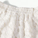 MOTF PREMIUM SHORTS SOLIDOS DE ENCAJE CON BOLSILLO INCLINADO