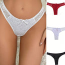 NEW Conjunto de ropa interior comoda y sexy de encaje para mujeres de 3 piezas