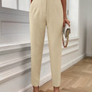 Lune pantalones de mujer casuales a rayas nauticas y entallados, para otono