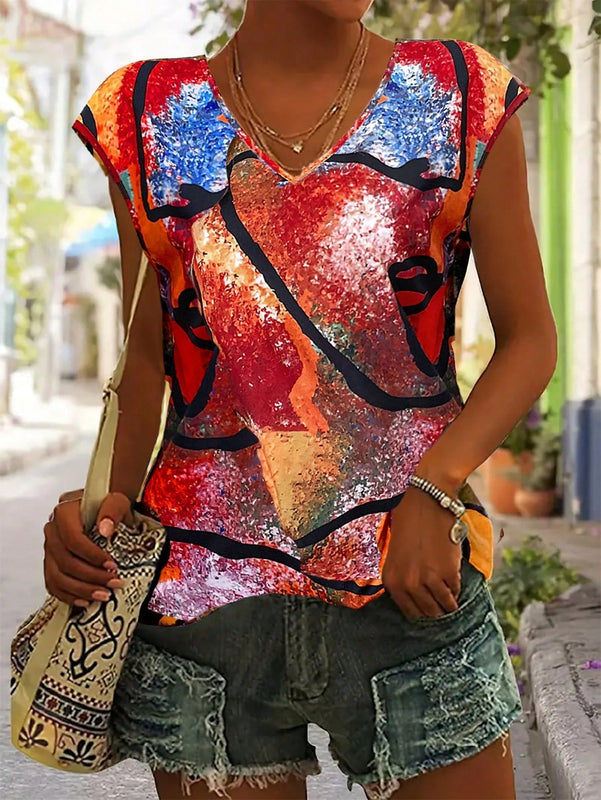 LUNE Camisa holgada de verano para mujer, casual y con estilo, adecuada para todo tipo de conjuntos