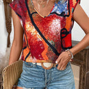 LUNE Camisa holgada de verano para mujer, casual y con estilo, adecuada para todo tipo de conjuntos