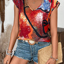 LUNE Camisa holgada de verano para mujer, casual y con estilo, adecuada para todo tipo de conjuntos