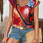 LUNE Camisa holgada de verano para mujer, casual y con estilo, adecuada para todo tipo de conjuntos