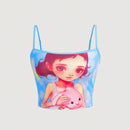 Neu Camiseta De Tirantes Con Diseno Quirky Fun Dopamina