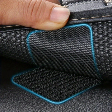 Tapetes de alfombra de alta viscosidad de doble cara: Pegatinas de cinta adhesiva antideslizante para oficina, coche y uso en interiores