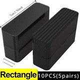 Tapetes de alfombra de alta viscosidad de doble cara: Pegatinas de cinta adhesiva antideslizante para oficina, coche y uso en interiores