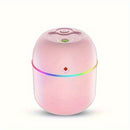 Humidificador de vapor facial USB, difusor de aromaterapia compatible con aceites esenciales, con tecnología Soundwave y luz nocturna inteligente que se apaga automáticamente, adecuado para habitaciones secas y grasosas - Beige claro, dormitorio, sala de