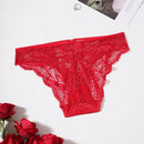 Mujeres Panties Sexy triangulares de encaje de unicolor (1 pieza)