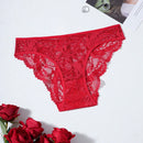 Mujeres Panties Sexy triangulares de encaje de unicolor (1 pieza)