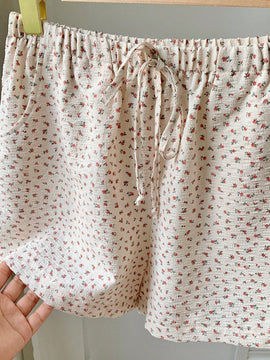 EZwear Pantalones Cortos Casuales De Verano Con Estampado Floral De Florecitas Para Mujer Para Uso Diario