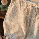 EZwear Pantalones Cortos Casuales De Verano Con Estampado Floral De Florecitas Para Mujer Para Uso Diario