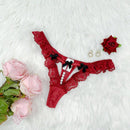 1 pieza de ropa interior femenina sexy de encaje