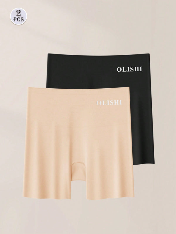 NEW 2 piezas Bragas sin costuras de cintura alta para mujer, comodas y con efecto moldeador en el Body