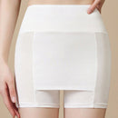 NEW 1 pieza Calzoncillos de seda de hielo de control de vientre de cintura alta con entrepierna de tres capas y diseno anti-luz, sin enrollarse y con levantamiento de gluteos, ropa interior femenina de verano
