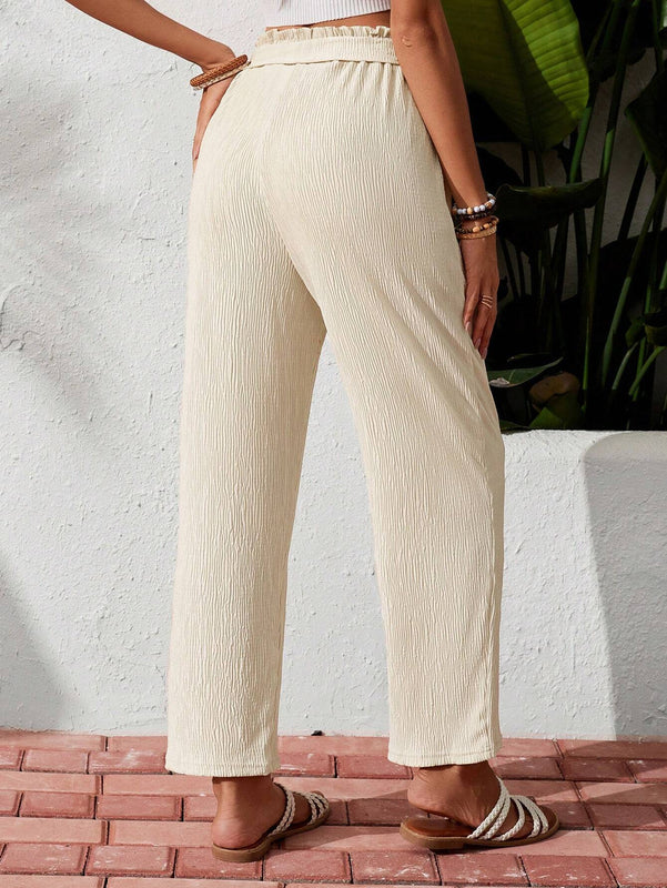 Essnce Pantalones de mujer para verano, pantalones para el verano, pantalones holgados, pantalones de verano