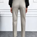 Pantalones de color liso para mujer