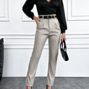 Pantalones de color liso para mujer
