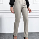 Pantalones de color liso para mujer