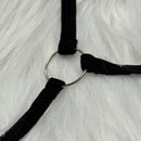 Conjunto de 5 piezas de ropa interior sexy para mujer, con braguita tanga de seda lechosa comoda y de cintura baja, en unicolor. Simple y versatil