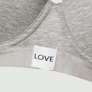 NEW Conjunto de bralette y shorts Boy con estampado de alfabeto para mujer