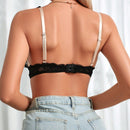 NEW Sostenida de encaje de unicolor de moda para mujer