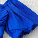WYWH Blusa de hombros descubiertos azul de mujer con holguras, top retorcido elastico para vacaciones, playa, ocasiones casuales, juveniles, de graduacion, regreso a clases, Pascua, fiesta de jardin o atuendos para te de la tarde.