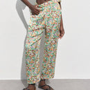 Maija Pantalones estampados de estilo vacacional para mujer
