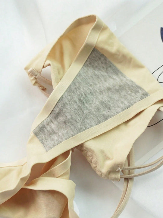 Juego de sosten y ropa interior sin costuras de 2 juegos, sosten con apertura frontal