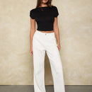 Forever 21 Jeans rectos y holgados para mujer para uso diario con bolsillos, ideal para salir y viajar